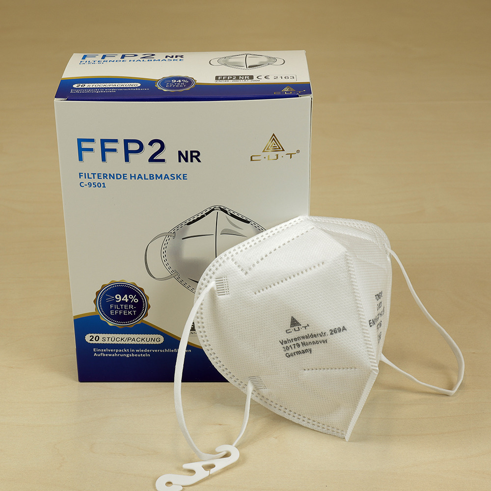 FFP2 mondmaskers CE gecertificeerd per stuk verpakt - 20 stuks
